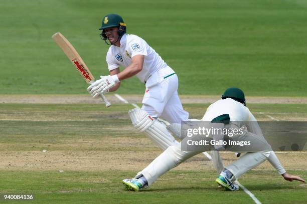 De Villiers of the Proteas during day 1 of the 4th Sunfoil Test match between South Africa and Australia at Bidvest Wanderers Stadium on March 30,...