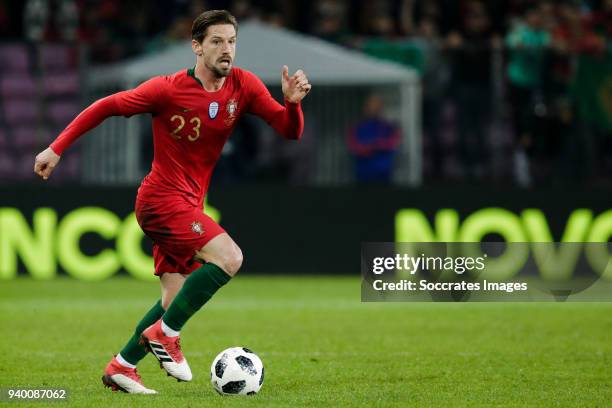 Adrien Silva of Portugal during the International Friendly match between Portugal v Holland at the Stade de Geneve on March 26, 2018 in Geneve...