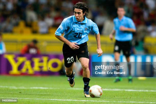 Alvaro Recoba of Uruguay during the World Cup match between France and Uruguay on 6th June 2002 at Asiad Main Stadium, Busan, South Korea