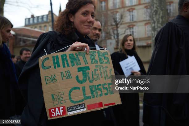 The French Bar Association, all lawyers' unions, all magistrates' unions called all its members to be on strike, to gather in front of courthouses...