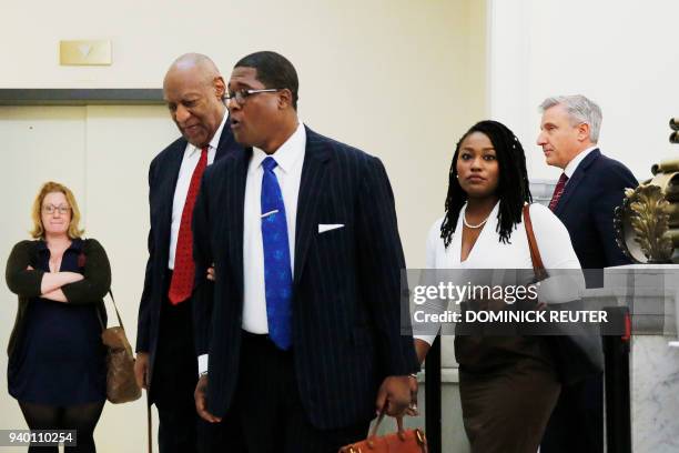 Actor and comedian Bill Cosby returns to the courtroom for a pretrial hearing in his sexual assault trial at the Montgomery County Courthouse in...