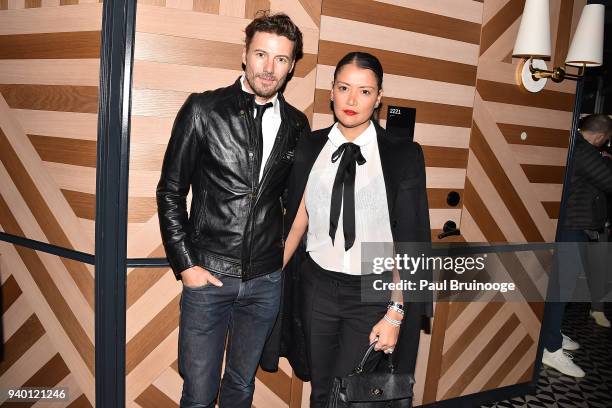 Alex Lundqvist and Keytt Lundqvist attend TBS hosts the after party for "The Last O.G." at Westlight in the Brooklyn borough of New York City, New...