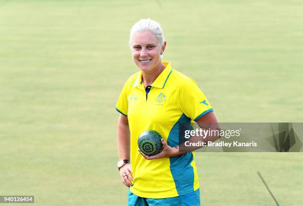 Maria Rigby 35 Bowls Australia Portrait Session And Pre Event Coverage Stock Photos ...