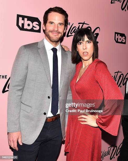 Ryan Gaul and Edi Patterson attend TBS hosts the premiere of "The Last O.G." at The William Vale in the Brooklyn borough of New York City, New York,...