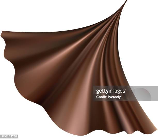 brown silk background - chocolate swirl stock illustrations