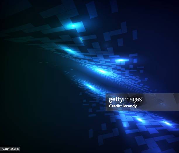 unreal abstract background - glow sticks background stock illustrations