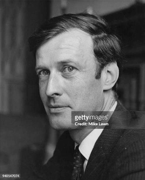 John Mark Alexander Colville, 4th Viscount Colville of Culross , Minister of State at the Home Office, pictured at the Home Office in London, 24th...