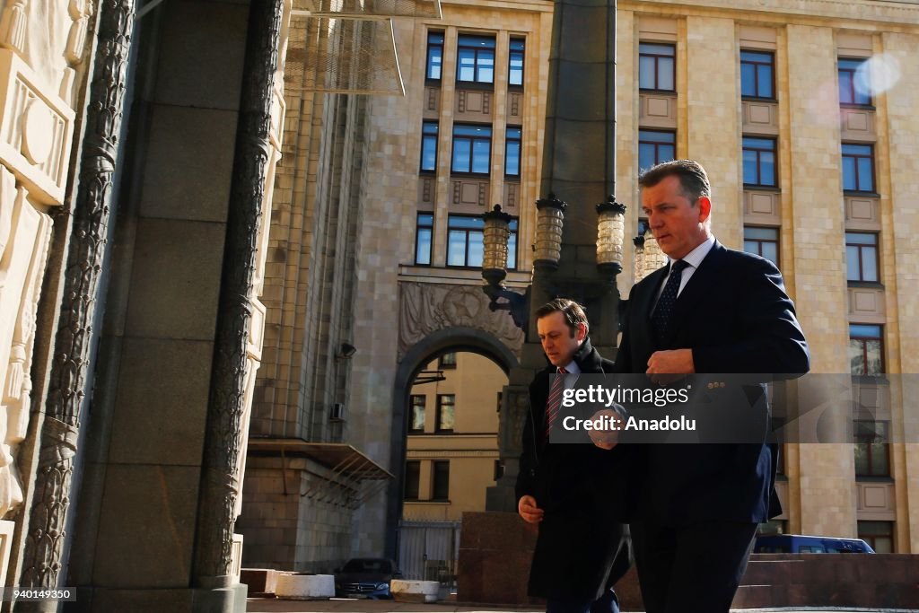 Australian Ambassador to Russia Peter Tesch arrives at Russian... News ...
