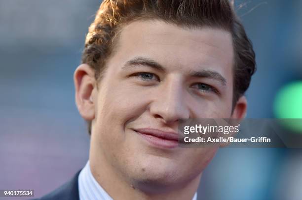 Actor Tye Sheridan arrives at the Premiere of Warner Bros. Pictures' 'Ready Player One' at Dolby Theatre on March 26, 2018 in Hollywood, California.