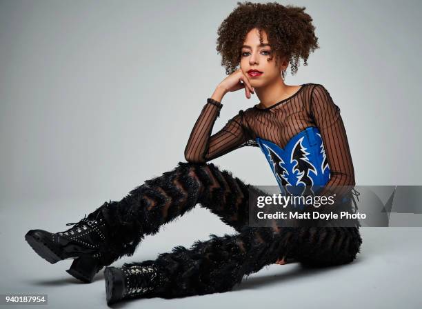Actress Hayley Law is photographed for Self Assignment on March 8, 2018 in New York City.