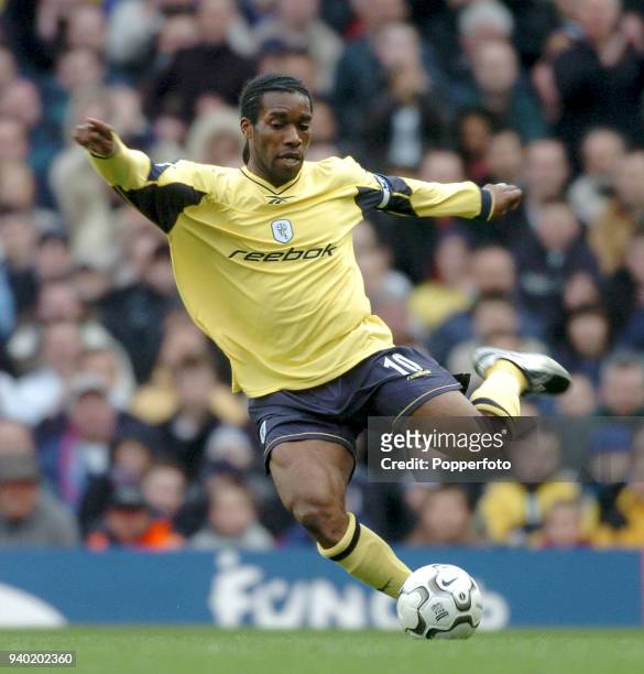 Jay Jay Okocha of Bolton Wanderers in action during the FA Barclaycard Premiership match between Arsenal and Bolton Wanderers at Highbury in London...