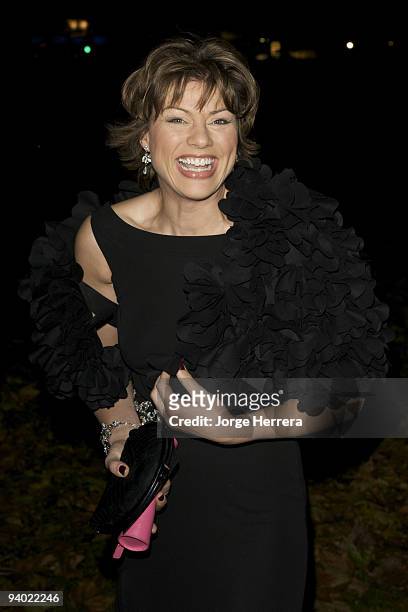 Kate Silverton attends The Berkeley Square Christmas Ball on December 3, 2009 in London, England.