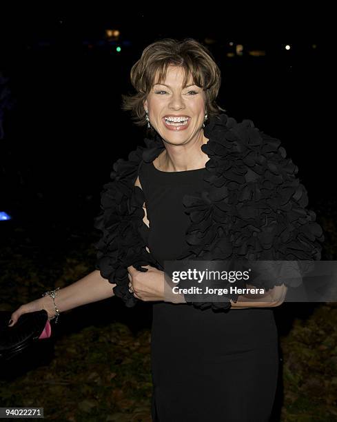 Kate Silverton attends The Berkeley Square Christmas Ball on December 3, 2009 in London, England.