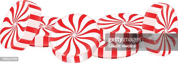 peppermint candy - peppermint stock illustrations