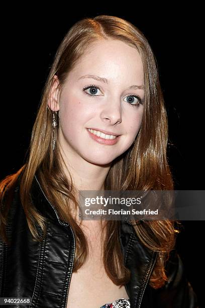 Actress Amelie Plaas-Link attends the photo call of 'Fruehlings Erwachen' at Radialsystem V on December 5, 2009 in Berlin, Germany.