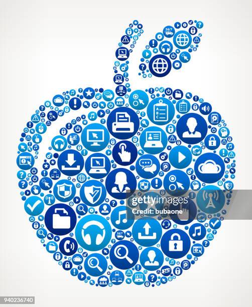 tech-support für apple computer - apple arrow stock-grafiken, -clipart, -cartoons und -symbole