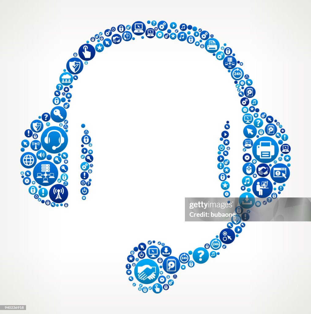 Computer Support Vector Graphics Headset Computer Tech Support High-Res Vector Graphic - Getty Images