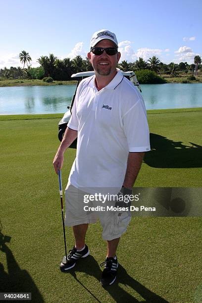 Sean Casey attends the David Ortiz Celebrity Golf Classic Golf Tournament on December 5, 2009 in Cap Cana, Dominican Republic.