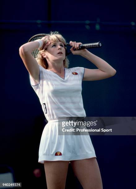 Hungarian tennis player Andrea Temesvari, circa 1982.