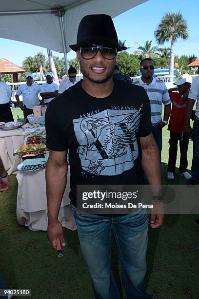 Robinson Cano attends the David Ortiz Celebrity Golf Classic Golf Tournament on December 5, 2009 in Cap Cana, Dominican Republic.