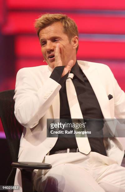 Dieter Bohlen performs during the 2nd semi final of the TV show 'Das Supertalent' on December 5, 2009 at the Coloneum in Cologne, Germany.
