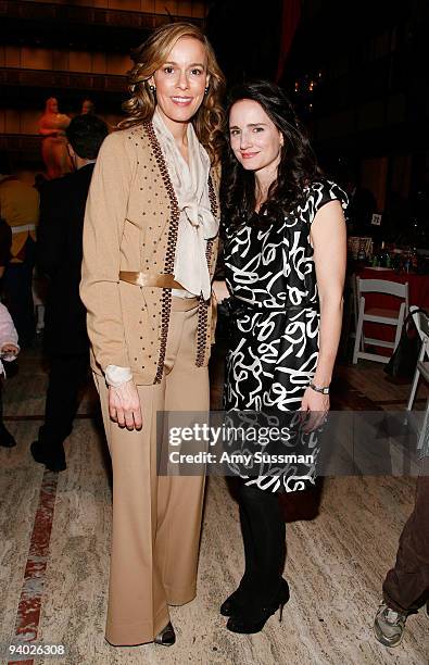 Benefit Chairs Julia Koch and Kristin Kennedy Clark attends the New York City Ballet & the School of American Ballet's The Nutcracker family benefit...