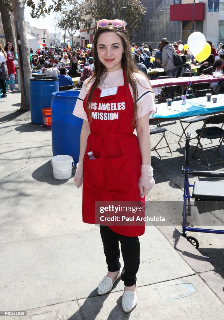 Los Angeles Mission Easter Charity Event