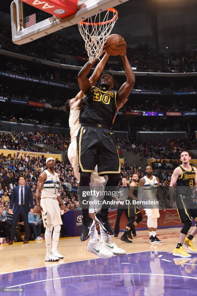 Milwaukee Bucks v Los Angeles Lakers