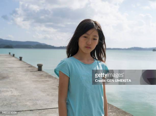 japanese girl portrait - japan 12 years girl stock pictures, royalty-free photos & images