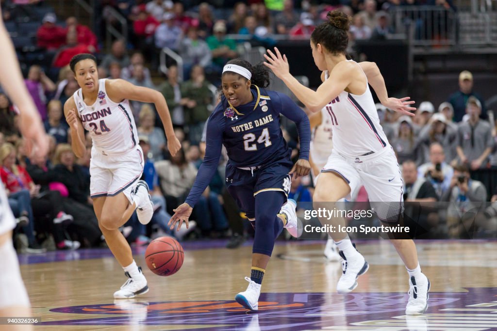 NCAA BASKETBALL: MAR 30 Div I Women's Championship Semifinal - Final Four - Notre Dame v UConn