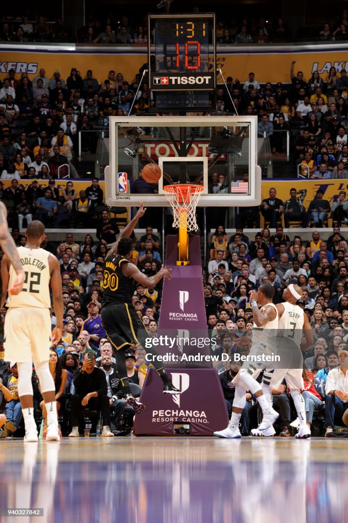 Milwaukee Bucks v Los Angeles Lakers