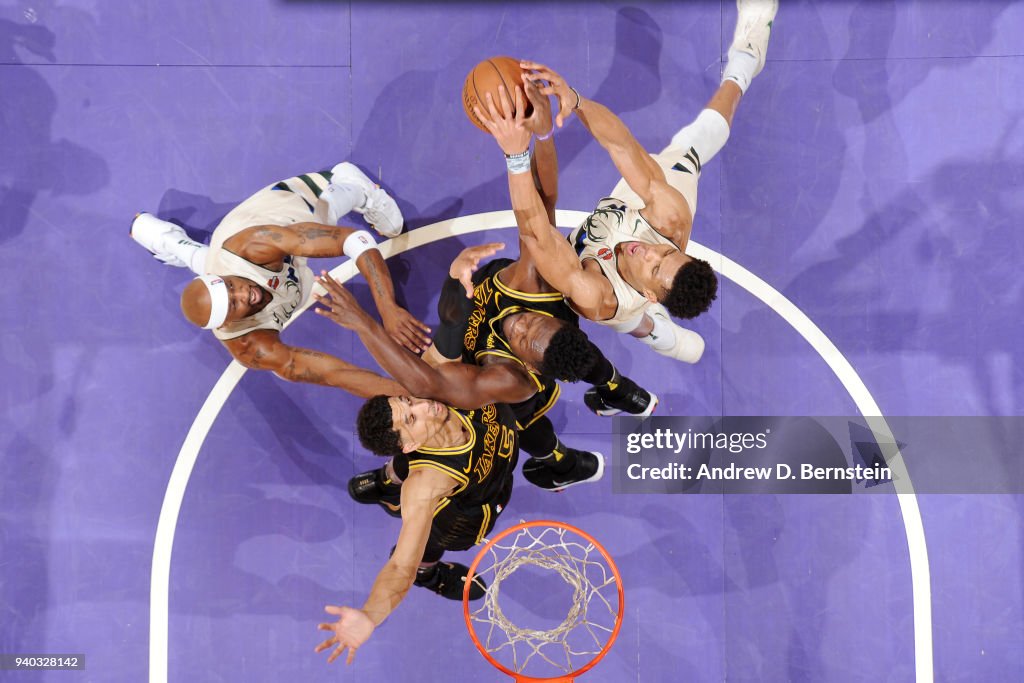 Milwaukee Bucks v Los Angeles Lakers