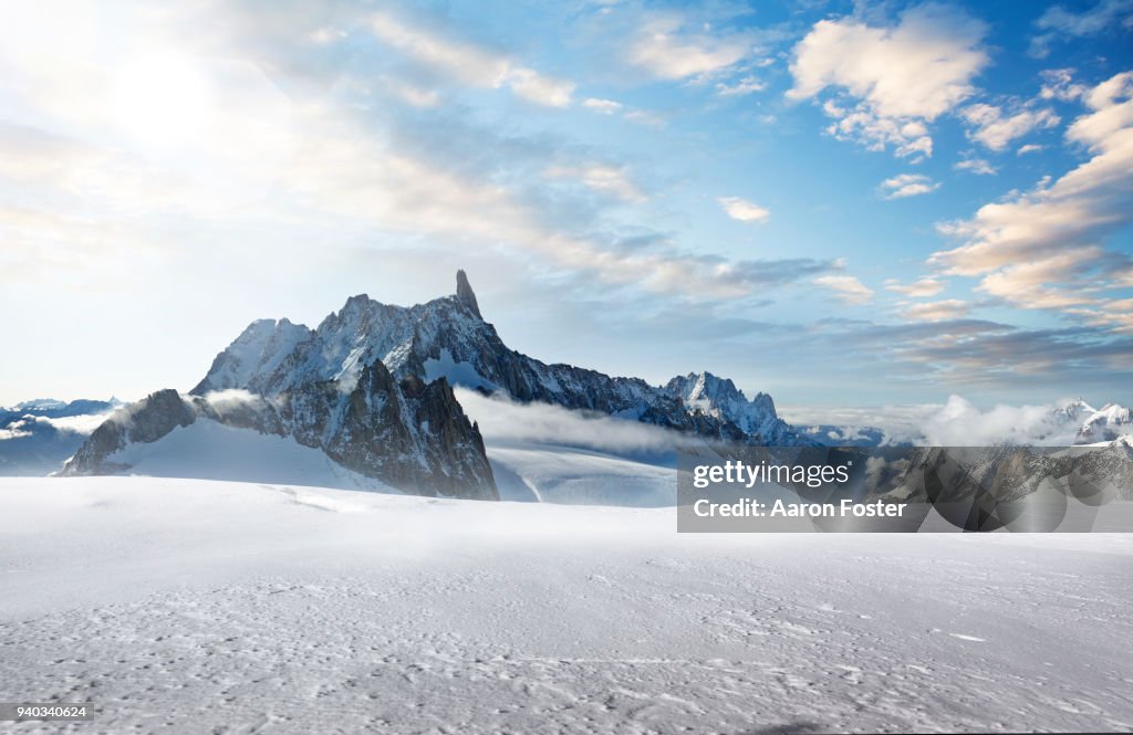 Snow Mountains of Mont Blanc