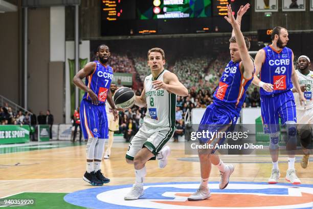 Heiko Schaffartzik of Nanterre during the Jeep Elite Pro A match between Nanterre 92 and Chalons Reims on March 31, 2018 in Nanterre, France.