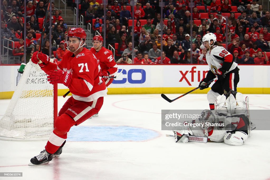 Ottawa Senators v Detroit Red Wings