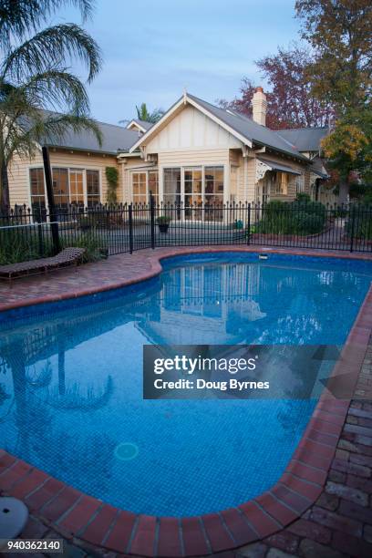 edwardian period australian house - doug byrnes stock-fotos und bilder