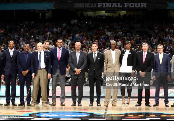 Naismith Hall of Fame inductees Ray Allen, Maurice Cheeks, Lefty Driesell, Grant Hill, Jason Kidd, Steve Nash, Charlie Scott, Tina Thompson, Rod...