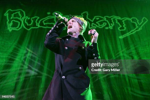 Vocalist Josh Todd of Buckcherry performs in concert at The Frank Erwin Center on December 4, 2009 in Austin, Texas.