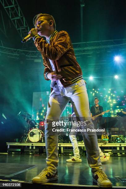 Martinus of Marcus & Martinus performs on stage at Fabrique on March 30, 2018 in Milan, Italy.