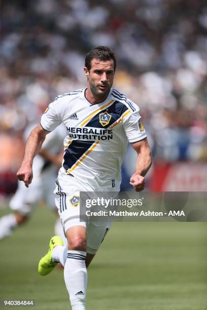 Chris Pontius of Los Angeles Galaxy during the MLS match between Los Angeles FC and Los Angeles Galaxy at StubHub Center on March 31, 2018 in Carson,...