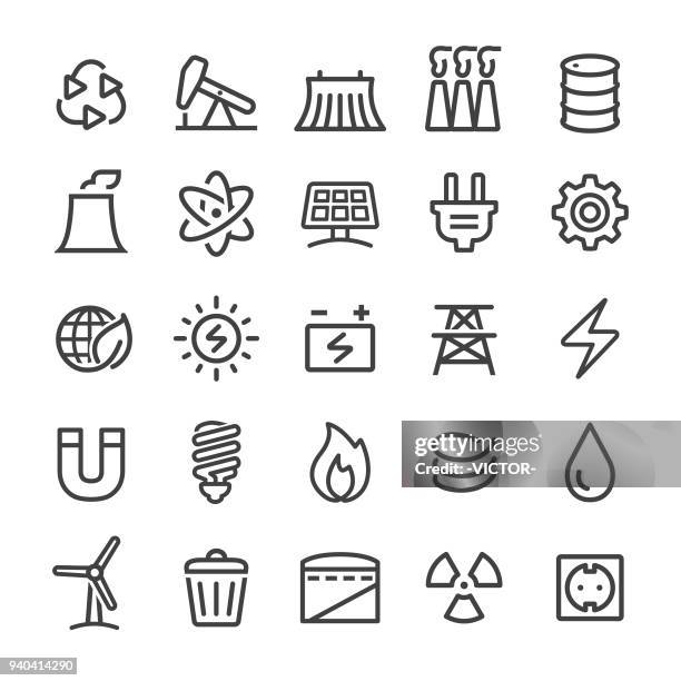 energie-symbole - smart line serie - ölfass stock-grafiken, -clipart, -cartoons und -symbole