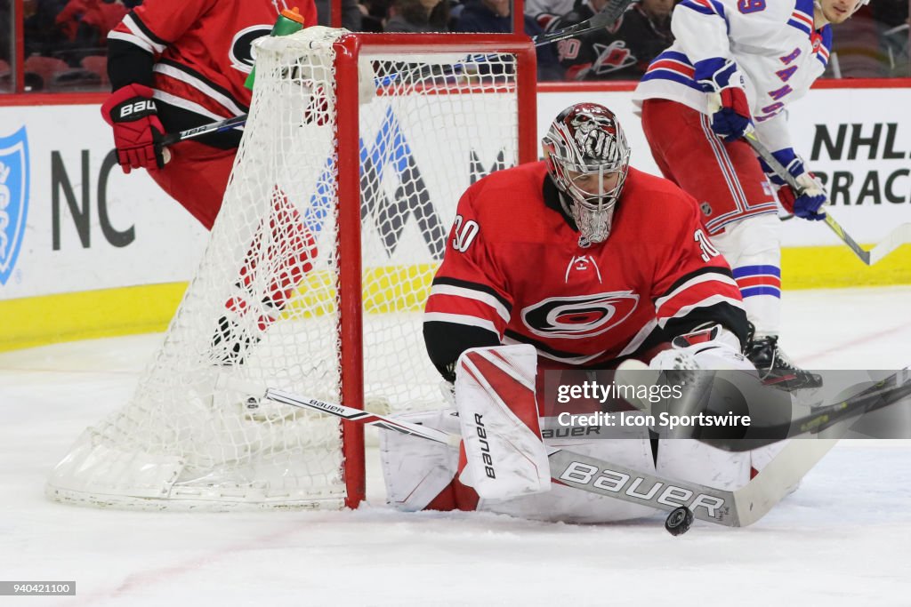 NHL: MAR 31 Rangers at Hurricanes