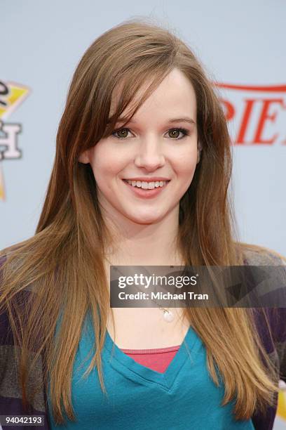 Actress Kay Panabaker arrives to Variety's 3rd Annual "Power of Youth" event held at the Paramount Studios - backlot on December 5, 2009 in Los...