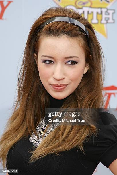 Actress Christian Serratos arrives to Variety's 3rd Annual "Power of Youth" event held at the Paramount Studios - backlot on December 5, 2009 in Los...