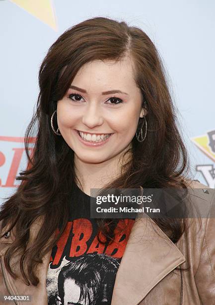 Actress Jillian Clare arrives to Variety's 3rd Annual "Power of Youth" event held at the Paramount Studios - backlot on December 5, 2009 in Los...