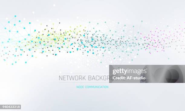 abstract network background - sharp angle stock illustrations
