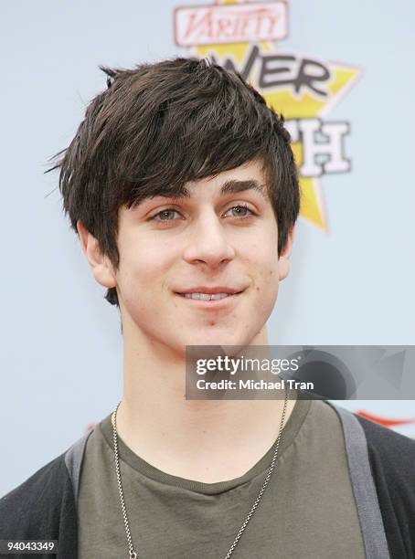 Actor David Henrie arrives to Variety's 3rd Annual "Power of Youth" event held at the Paramount Studios - backlot on December 5, 2009 in Los Angeles,...