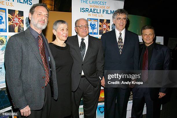 President of Kino International Donald Krim, Israeli Ambassador Gabriella Shalev, director Paul Schrader, actor Elliott Gould and Executive Director...