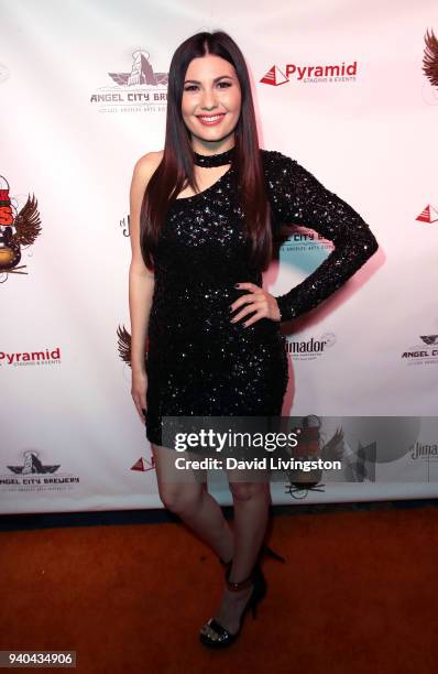 Actress Celeste Thorson attends the 6th Annual Rock Against MS benefit concert and award show at the Los Angeles Theatre on March 31, 2018 in Los...