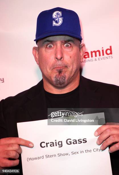 Actor Craig Gass attends the 6th Annual Rock Against MS benefit concert and award show at the Los Angeles Theatre on March 31, 2018 in Los Angeles,...